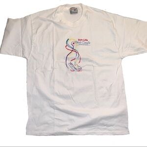 Vintage Tee Sz L/XL SUN LIFE SKATE CANADA INTERNATIONAL TEE